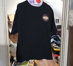 Mens Xl Chevrolet Gildan Black Short Sleeve Tee with Graphic